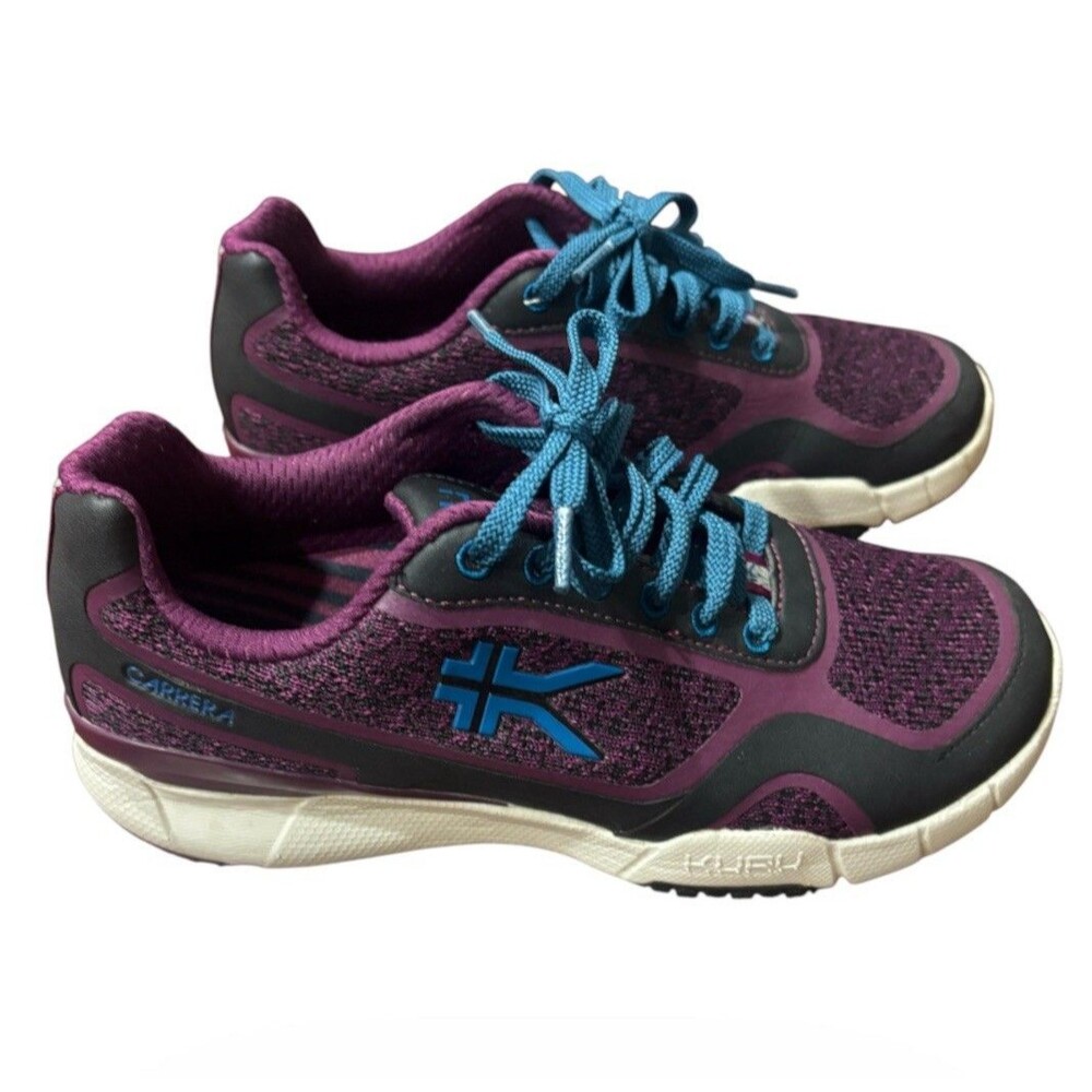 KURU Carrera Womens Size 6 Running Shoes Purple Mesh Orthotic Walking Sneakers